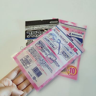 食品グレード 3 サイドシール袋 ザイプ歯のアライナー ポケット 包装ポケット