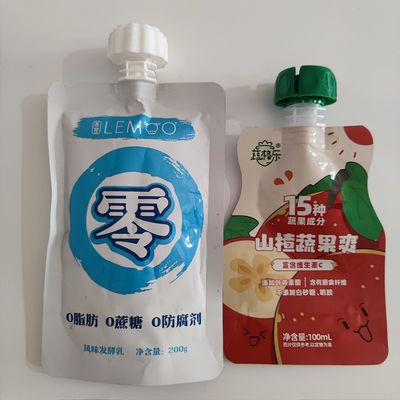 スプート スタンドアップ バッグ 汁 牛乳 茶 豆腐 牛乳 エネルギー ドリンク ワイン コクテル 牛乳 液体 フルーツ プーレー ケチャップ ソース 吸い込み スプート バッグ