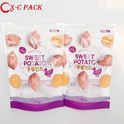 500PCS 1000PCS 低MOQ ジッパーロック 食品パッケージ カスタム デジタル印刷 スタンドアップ ポッチパッケージ